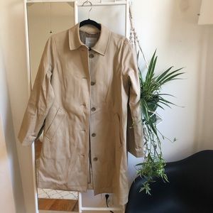 Everlane The Mac Coat in khaki